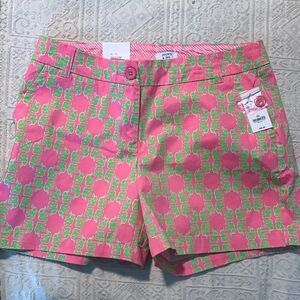 NWT‎ Crown and Ivy Pink Green Elephants 4 shorts